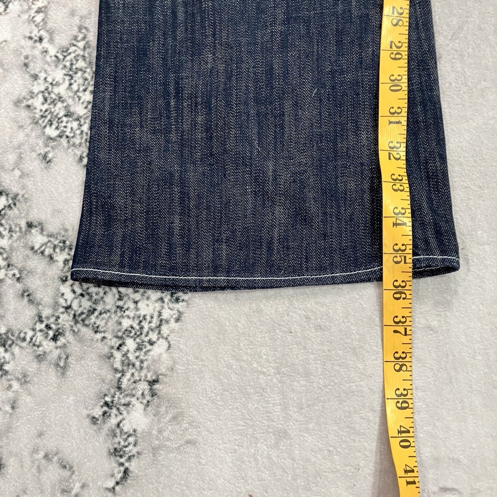 Rock & Republic Womens Sz 27 Dark Wash Flare Jeans Contrast Stitch Denim NWT - Picture 5 of 12